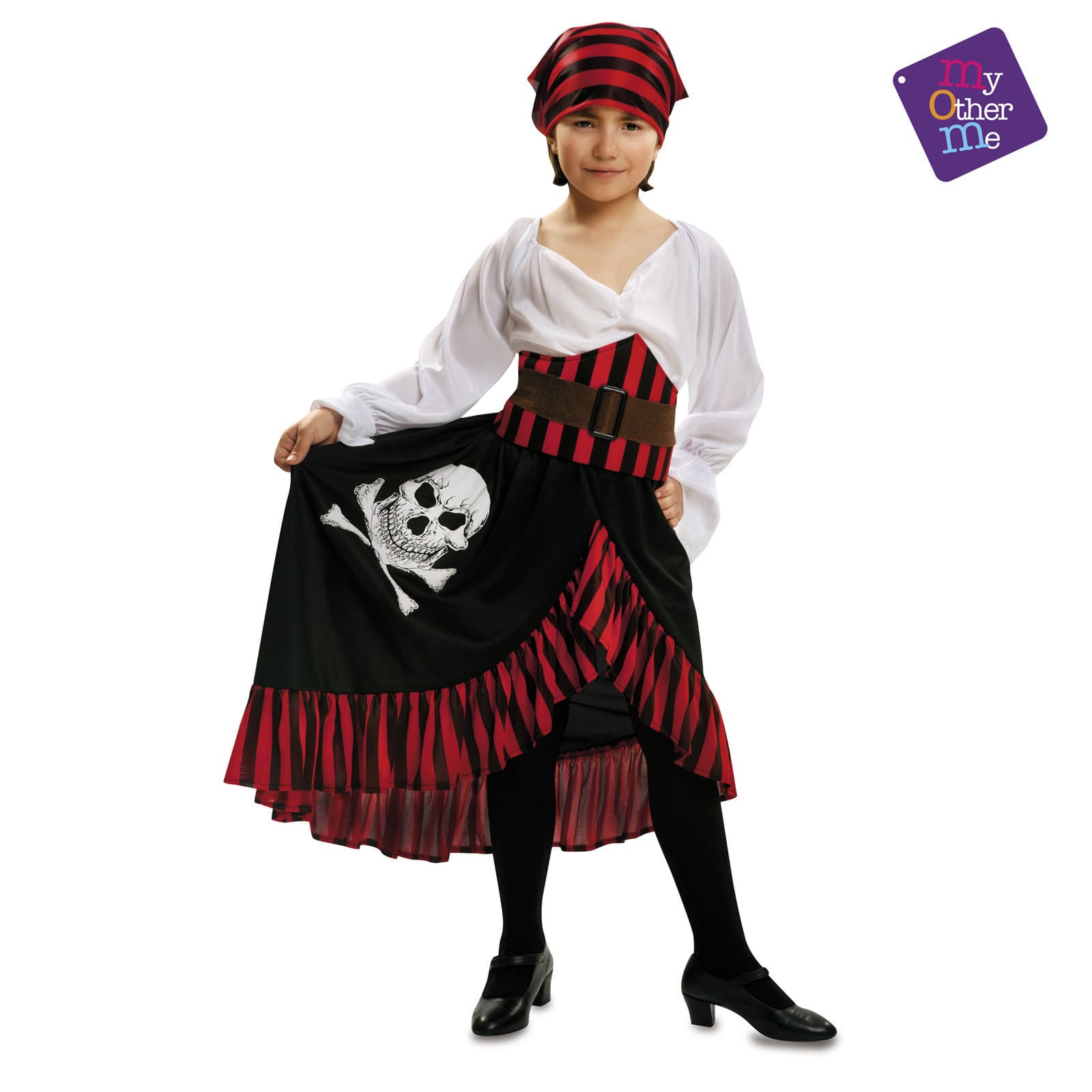 disfraz pirata niña con bandana