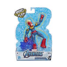 CAPITANA MARVEL BEND AND FLEX FIGURAS 15CM
