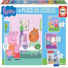 PUZZLES PROGRESIVOS PEPPA PIG