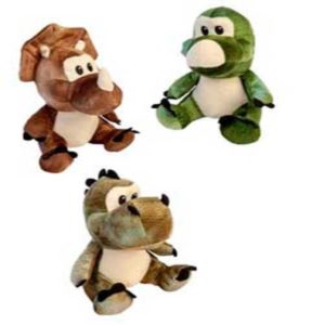 PELUCHE DINO 3 MODELOS CHIQUETETES