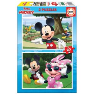 PUZZLE MICKEY Y AMIGOS 2 DE 20 PIEZAS