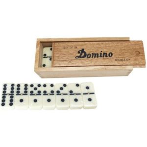 DOMINO CAJA DE MADERA