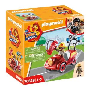 PLAYMOBIL DOC 70828 COCHE BOMBEROS