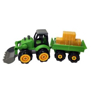 TRACTOR INFANTIL CON ACCESORIOS PARA MONTAR Y DESMONTAR