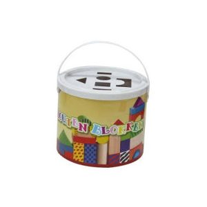 TAMBOR CON 50 PIEZAS MADERA INFANTIL