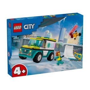 LEGO CITY 60403 AMBULANCIA EMERGENCIAS Y CHICO SNOWBOARD