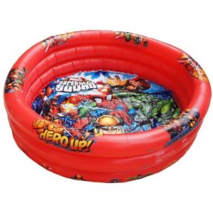PISCINA 3 TUBOS SUPERHERO 90 CMS DIAMETRO