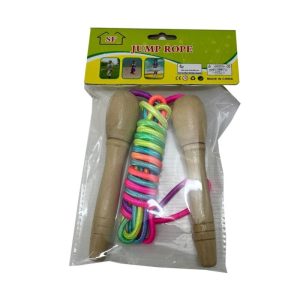 CUERDA SALTAR MANGO MADERA