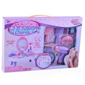 MESA MAQUILLAJE 18 PIEZAS