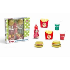 JUEGO COMIDA  HAMBURGUESA 25 PIEZAS