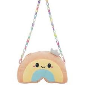 BANDOLERA ARCOIRIS PELUCHE 20 CMS