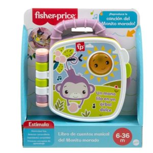 LIBRO APRENDIZAJE MONITO LIBRO DE CUENTOS MUSICAL FISHER