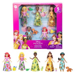 CONJUNTO PRINCESAS DISNEY CON MASCOTA