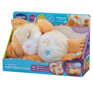 GATITO FELICES SUEÑOS PELUCHE PARA DORMIR BEBE VTECH