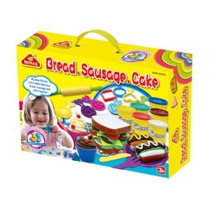 JUEGO PLASTILINA SANDWICH Y SALCHICHAS CON 6 COLORES