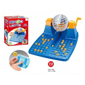 LOTERIA BINGO 72 CARTONES Y  90 BOLAS