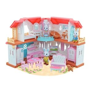 MANSION CON MUEBLES Y CONEJOS