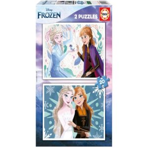PUZZLE 2x20 PIEZAS FROZEN EDUCA