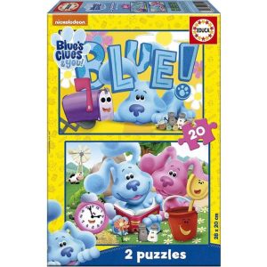 PUZZLE 2x20 PIEZAS LAS PISTAS DE BLUE