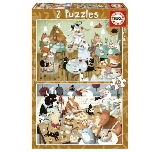 PUZZLE 2x48 PIEZAS CUENTOS DEL BOSQUE