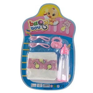 JUEGO BIBERON MAGICO CON PAÑAL Y ACCESORIOS