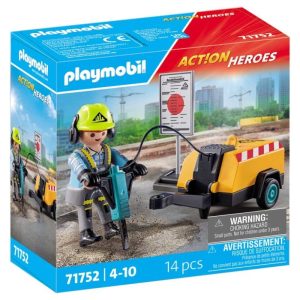 PLAYMOBIL ACTION HEROES 71752 OBRERO
