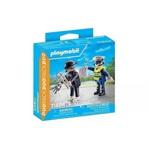 PLAYMOBIL DUO PACK 71804 POLICIA Y LADRON