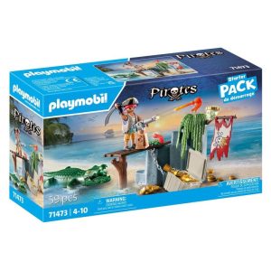 PLAYMOBIL PIRATES 71473 PIRATA CON CAIMÁN