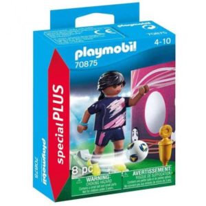 PLAYMOBIL SPECIAL PLUS 70875 FUTBOLISTA CON MURO DE GOL
