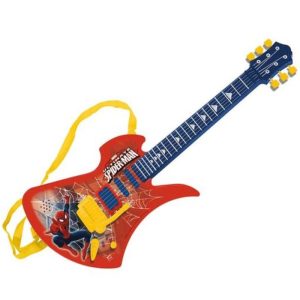 SPIDERMAN GUITARRA ELECTRONICA CON LUCES Y MELODIAS