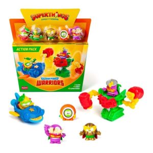 SUPERTHINGS KAZOOM POWER WARRIORS ACTION PACK DE CUATRO VARIOS MODELOS