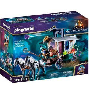 PLAYMOBIL NOVELMORE 70903 CARRUAJE DE MERCADERES